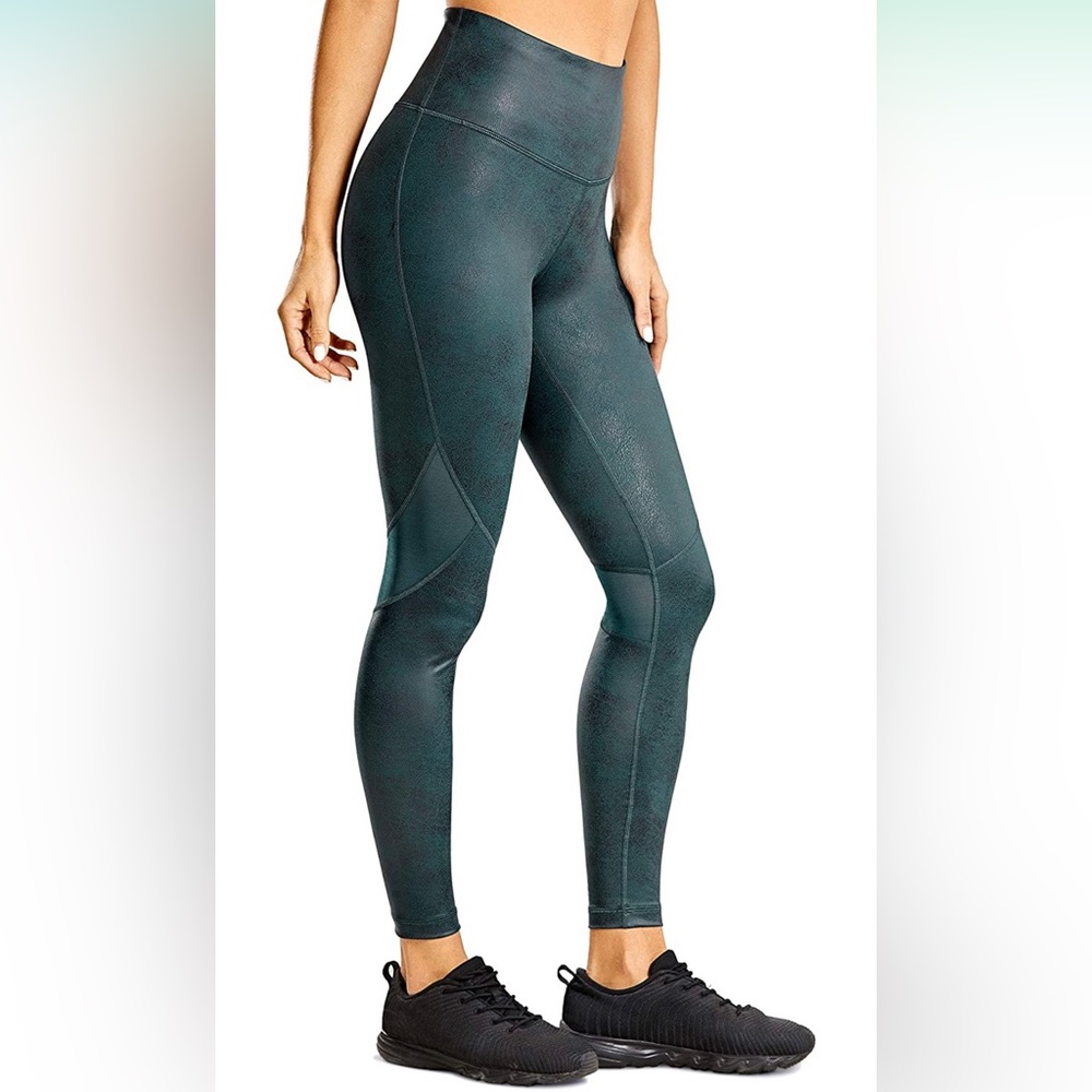 CRZ yoga faux leather leggings